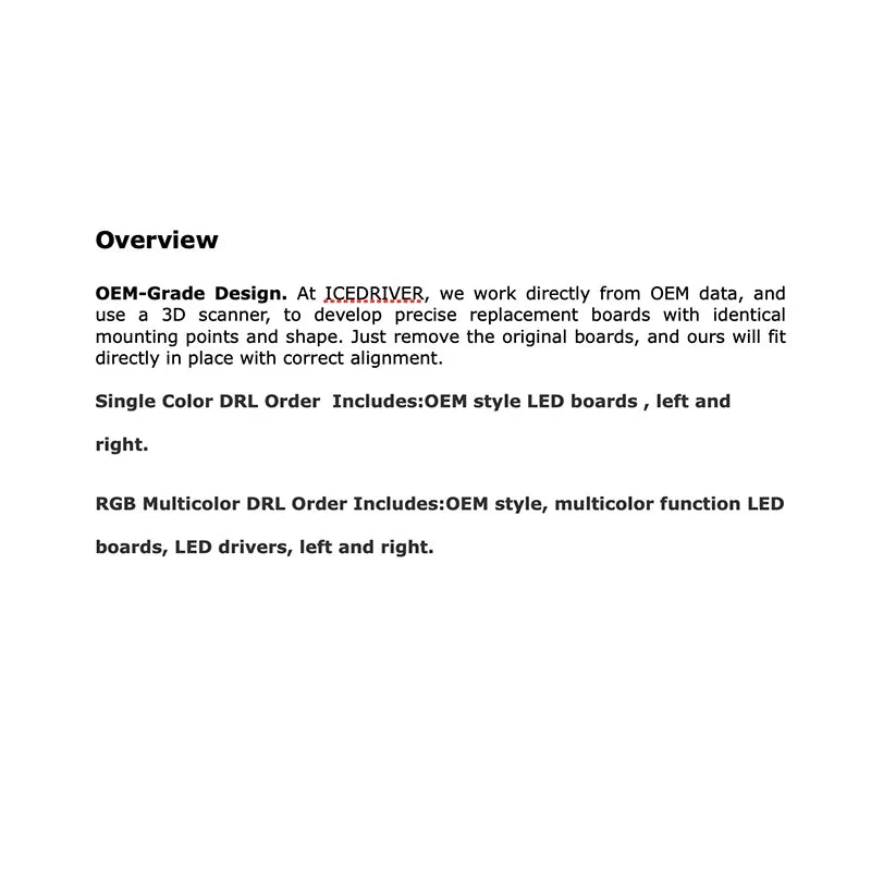 Icedriver for BMW X3 X3M F97 G01 X4 X4M G02 Lemon Yellow DRL Module RGB multicolor LED boards daytime running lights Red RGBW