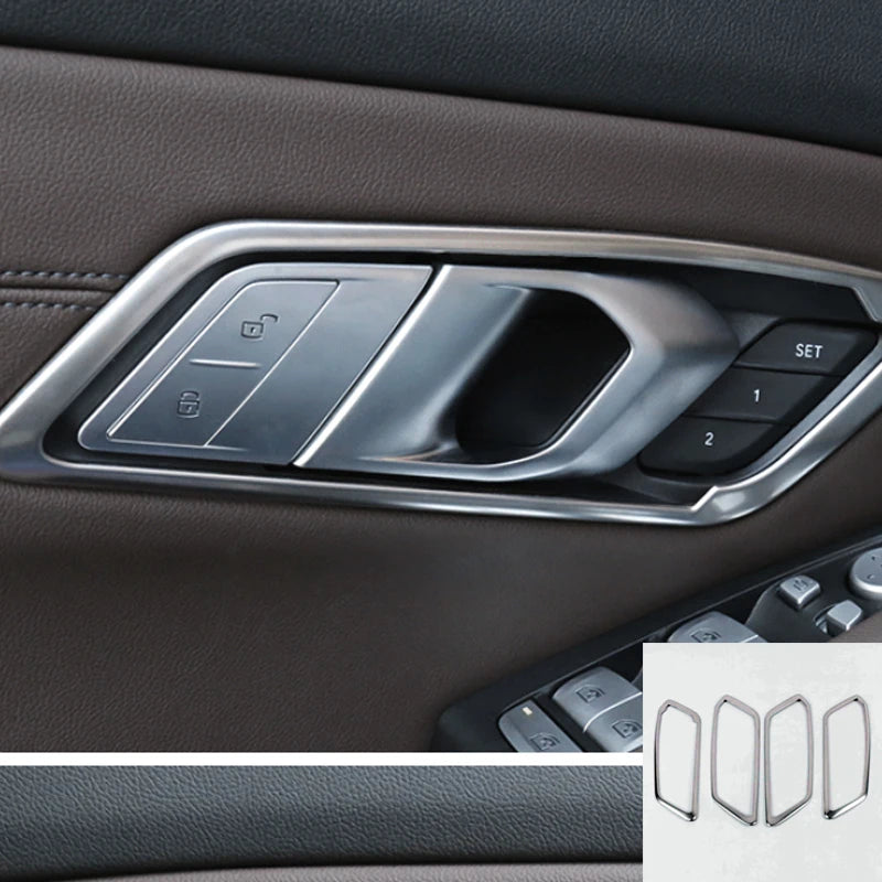 Car Console Gearbox Panel Trim Window Lift Switch Control Panel Frame dashboard Gear Shift Panel decorative For BMW 3 Series G20