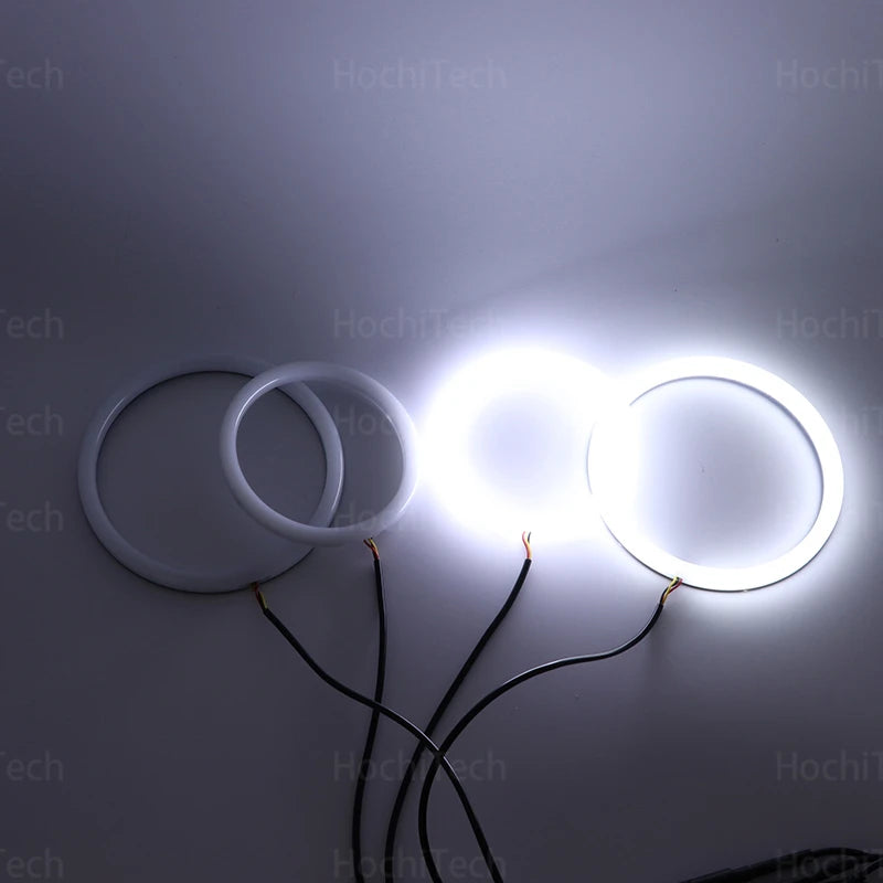 For BMW 3 Series E90 E92 E93 M3 2007-13 Coupe Cabriolet Hight Quality LED Angel Eyes Kit Cotton White Ring