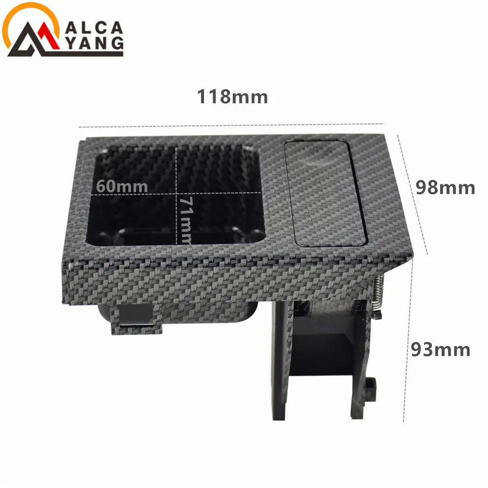 Car Center Console Water Cup Holder Beverage Bottle Holder Coin Tray For Bmw 3 Series E46 323i 318I 320I 98-06 51168217953