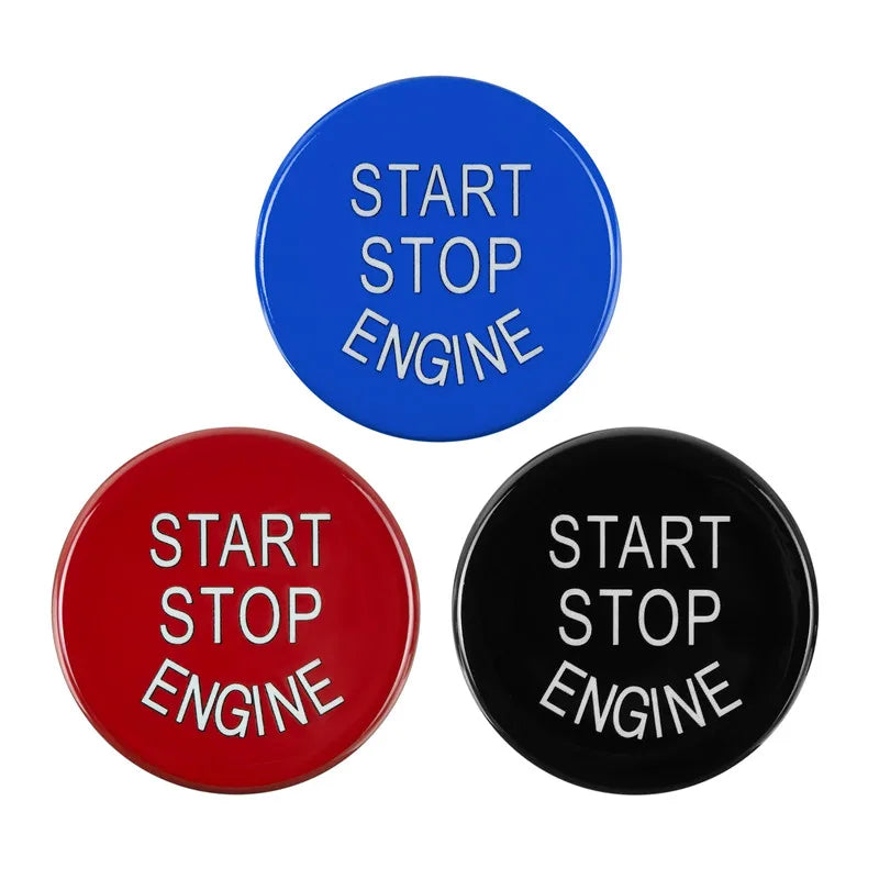 Car Engine START Button Replace Cover STOP Switch Accessories Key Decor For BMW X1 X5 E70 X6 E71 Z4 E89 3 5 Series E90 E91 E60