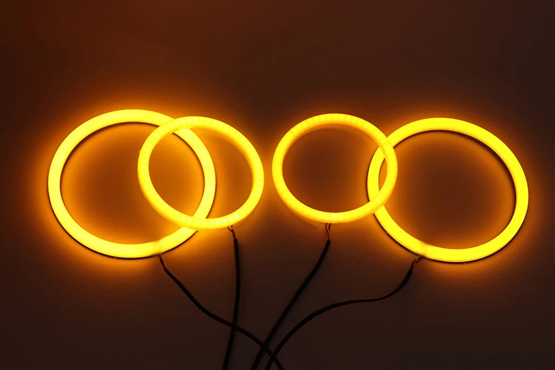 For BMW 3 Series E46 316i 318i 320d 323i 328i 330i 325xi 330d 1998-2005 Excellent LED Cotton Angel Eyes Rings Daytime Light