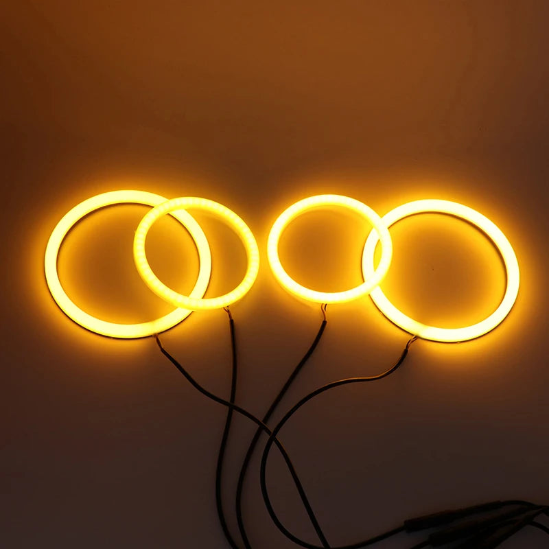 For BMW 3 Series E46 316i 318i 320d 323i 328i 330i 325xi 330d 1998-2005 Excellent LED Cotton Angel Eyes Rings Daytime Light