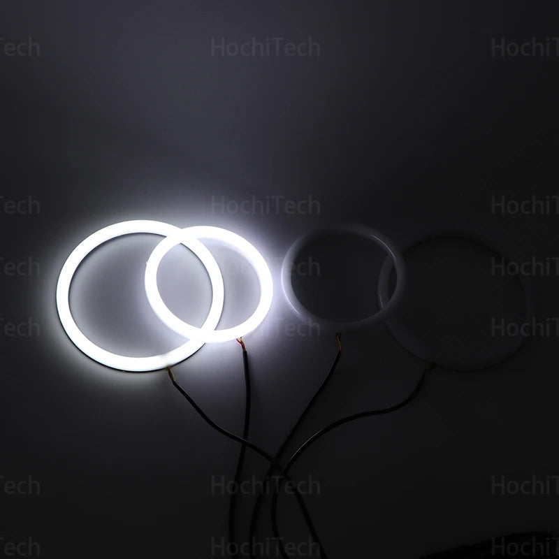 For BMW 3 Series E90 E92 E93 M3 2007-13 Coupe Cabriolet Hight Quality LED Angel Eyes Kit Cotton White Ring