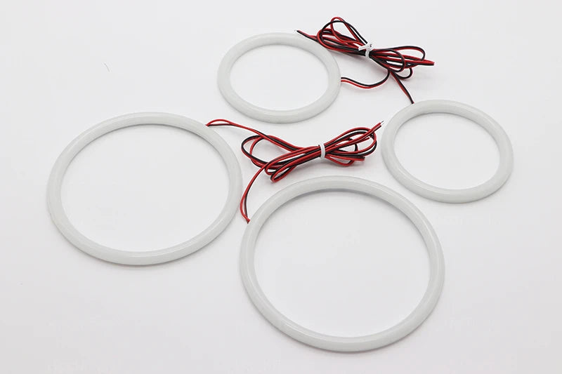 For BMW 3 Series E90 E92 E93 M3 2007-13 Coupe Cabriolet Hight Quality LED Angel Eyes Kit Cotton White Ring