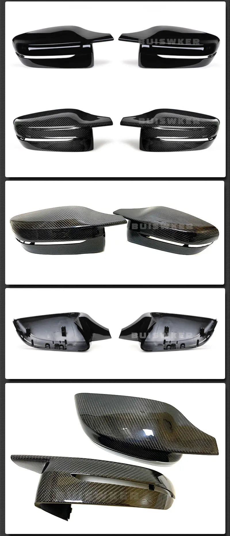 For BMW 3 5 7 8 Series G20 G21 G28 320d 330e 330i G30 G38 G11 G12 G15 G16 Car Side Wing Mirror Cover Rear View Caps