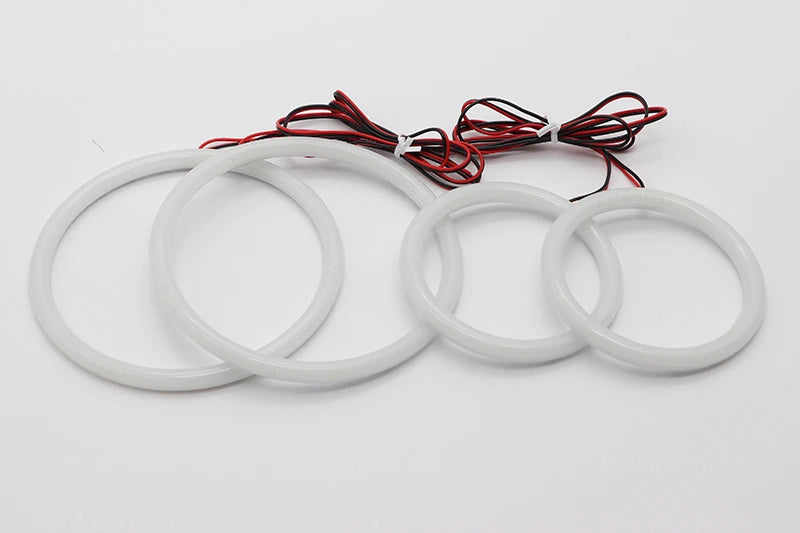 For BMW 3 Series E90 E92 E93 M3 2007-13 Coupe Cabriolet Hight Quality LED Angel Eyes Kit Cotton White Ring