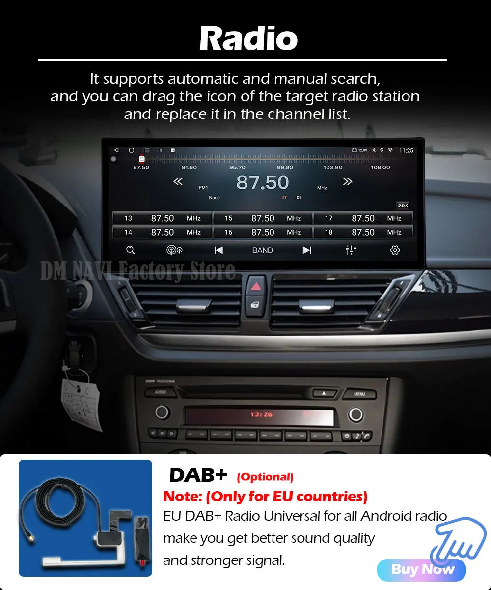 Android OS for BMW X3 G01 X4 G02 2018 - 2020 EVO System Car Radio Video Player Carplay DSP Stereo 12.3 inch Touch Screen 4G WiFi