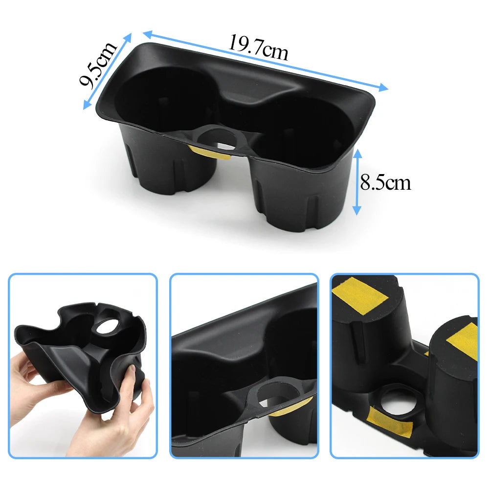 Center Console Drink Water Cup Holder Storage Table Insert Cover For BMW 3 4 Series M3 M4 F30 F31 F34 F35 F80 F32 F33 F36 F82