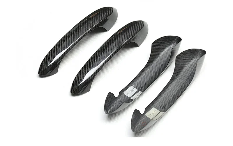 Real Carbon Fiber Car Door Handle Decoration For BMW 3 4 5 6 7 8 X Series X3 X4 X5 X6 X7 G01 G02 G05 G06 F90 G20 G22 G30 G38 G32