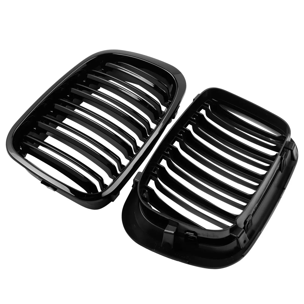 For BMW 3-Series E46 Grill 1998-2001 2/4 Doors Car Front Kidney Grill 318i 320i 325i 330i Gloss Black Racing Grille Accessories