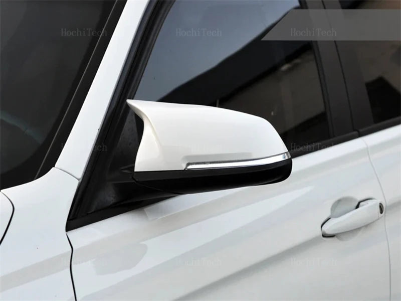 2x White mirror cover Black mirror cover Overlay for BMW 1 2 3 3GT 4 X1 E84 M2 i3 Series F20 F21 F22 F23 F30 F31 F32 F33 F34 F80