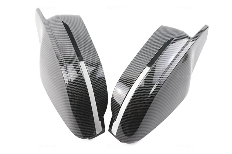 For BMW 3 4 5 7 8 Series G20 G21 G30 G38 G22 G23 G11 G12 G15 G16 Carbon Fiber Glossy Black Replacement Side Mirror Covers Cap