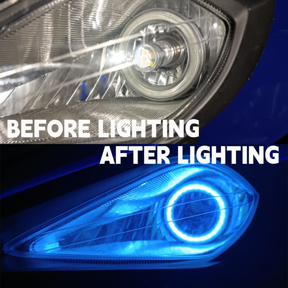 2PC 12-24V COB Led Halo Ring Angel Eyes for Car Motorcycle Circular Led Light Ring 70mm 80mm 90mm Daytime Running Headlight Buld