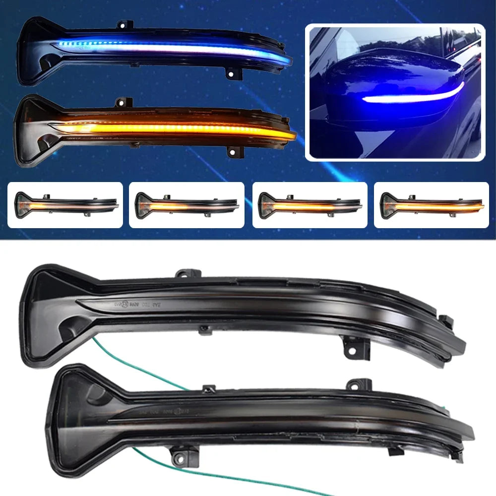 LED Dynamic Turn Signal Light For BMW 5 6 7 8 3 Series G38 G30 G31 G11 G20 M5 Side Mirror Flashing Light Repeater Blinker