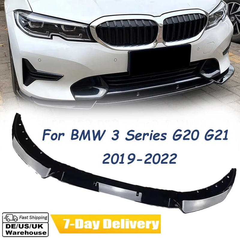 Front bumper lip for BMW 3 Series G20 and G21 non-M Sport