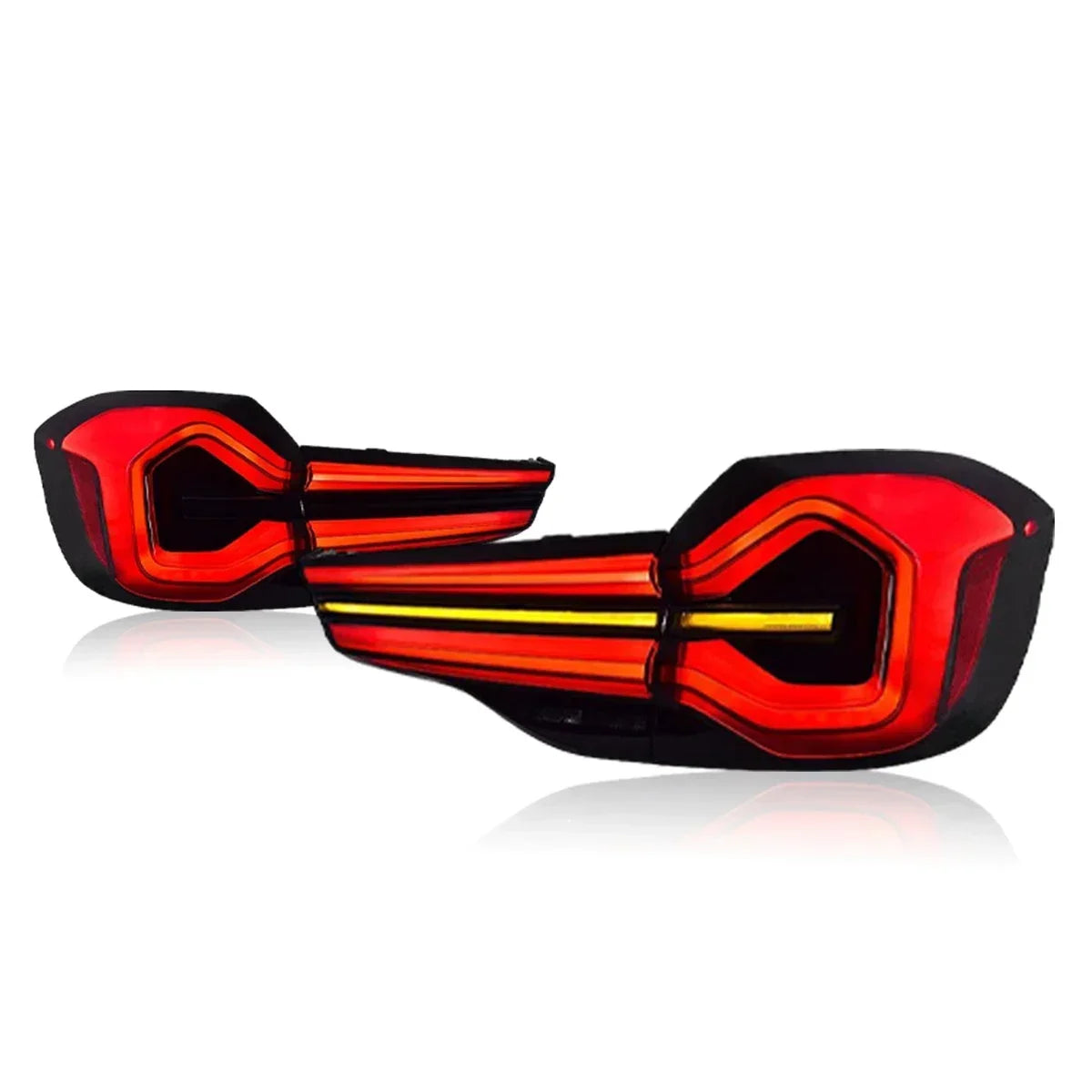 TYPY 4 PCS For BMW X3 G08 G01 Car Tail Light Assembly Fog Reverse Brake Flowing Water Flicker LED Tail Lamps Rear Taillights