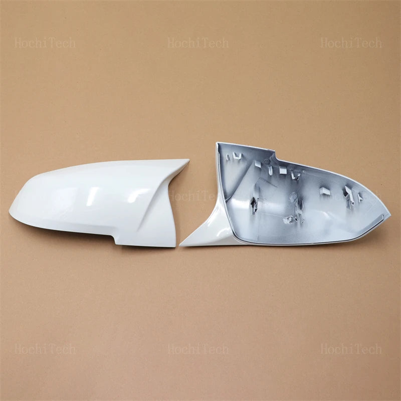 2x White mirror cover Black mirror cover Overlay for BMW 1 2 3 3GT 4 X1 E84 M2 i3 Series F20 F21 F22 F23 F30 F31 F32 F33 F34 F80