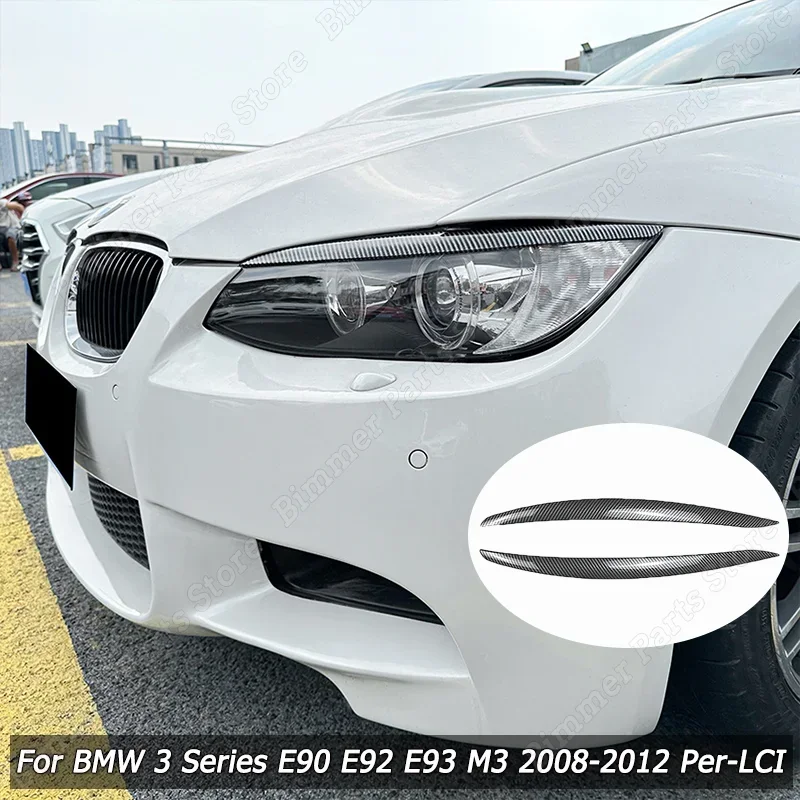Headlight eyebrows for BMW E90, E92 and E93 pre-LCI