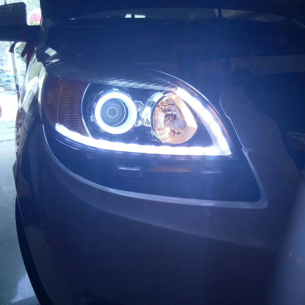 2PC 12-24V COB Led Halo Ring Angel Eyes for Car Motorcycle Circular Led Light Ring 70mm 80mm 90mm Daytime Running Headlight Buld