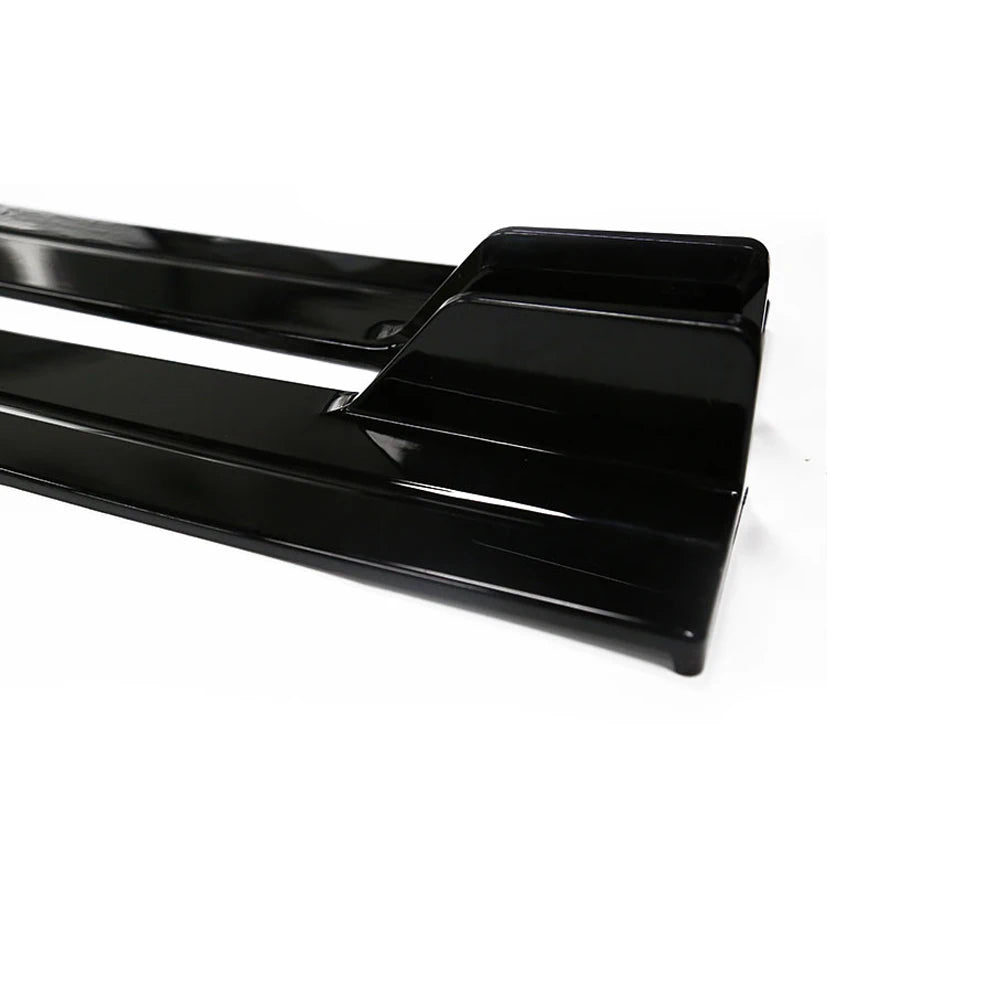 56cm Car Side Skirts Extension Rocker Splitters Diffuser Winglet Wings Universal 22.04inch Bumper Lip Trim Protector with Screws