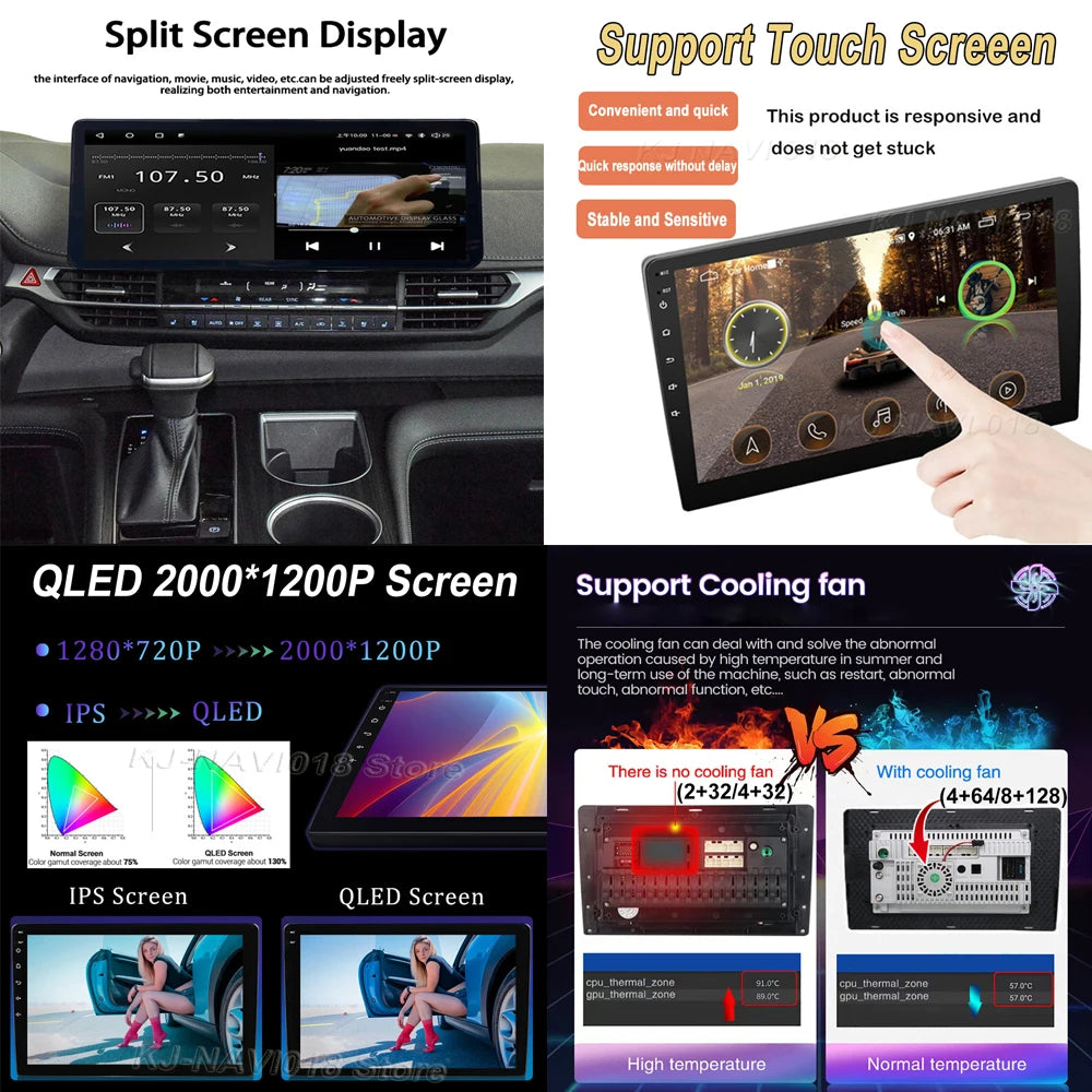 Android OS Auto Radio GPS Navigation for BMW X5 E53 5 Series E39 M5 1996-2007 DSP Car Multimedia Player Stereo WIFI Cooling Fan