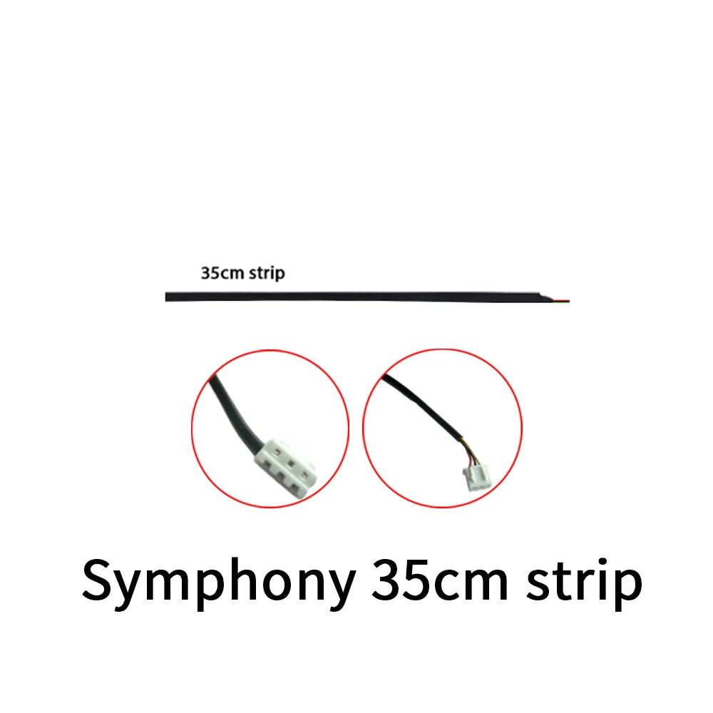RGBIC "LED Lamp" App Symphony Full Colors Streamer LED Ambient Light Accessories 3wire Strip (4 wire RGB Door/Storage/Footlight)