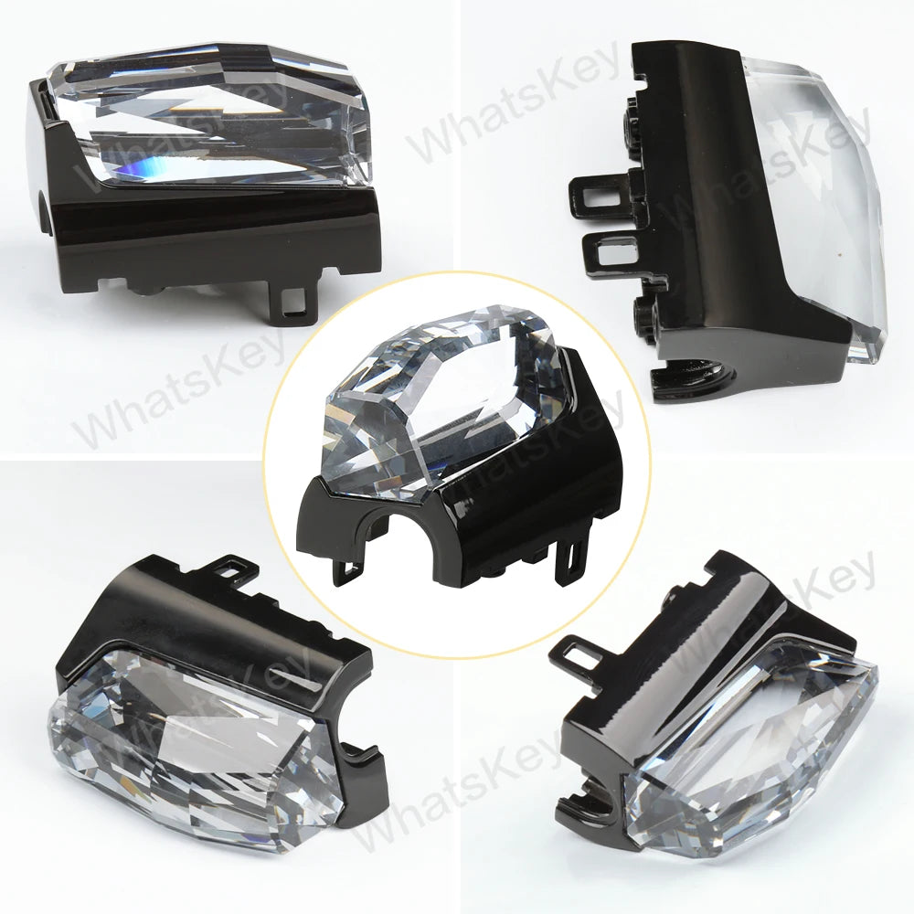 4 Piece Set Crystal Gear Paddle Shifter Knob Metal Base For BMW G20 G21 G22 G23 G26 G28 IX3 G08 X5 G05 X6 G06 X7 G07 2023 2024