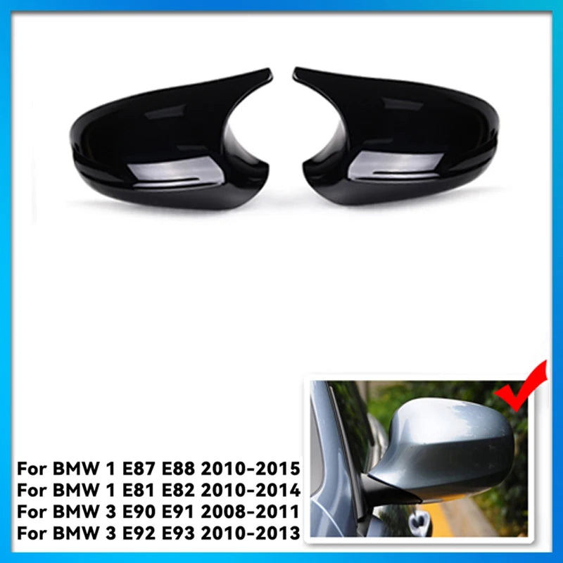 Side Rearview Mirror Cap Wing Mirror Cover Fit For BMW E90 E91 2005-2011 E92 E93 2006-2013 E81 E82 E88 E87 E88 Car Accessories