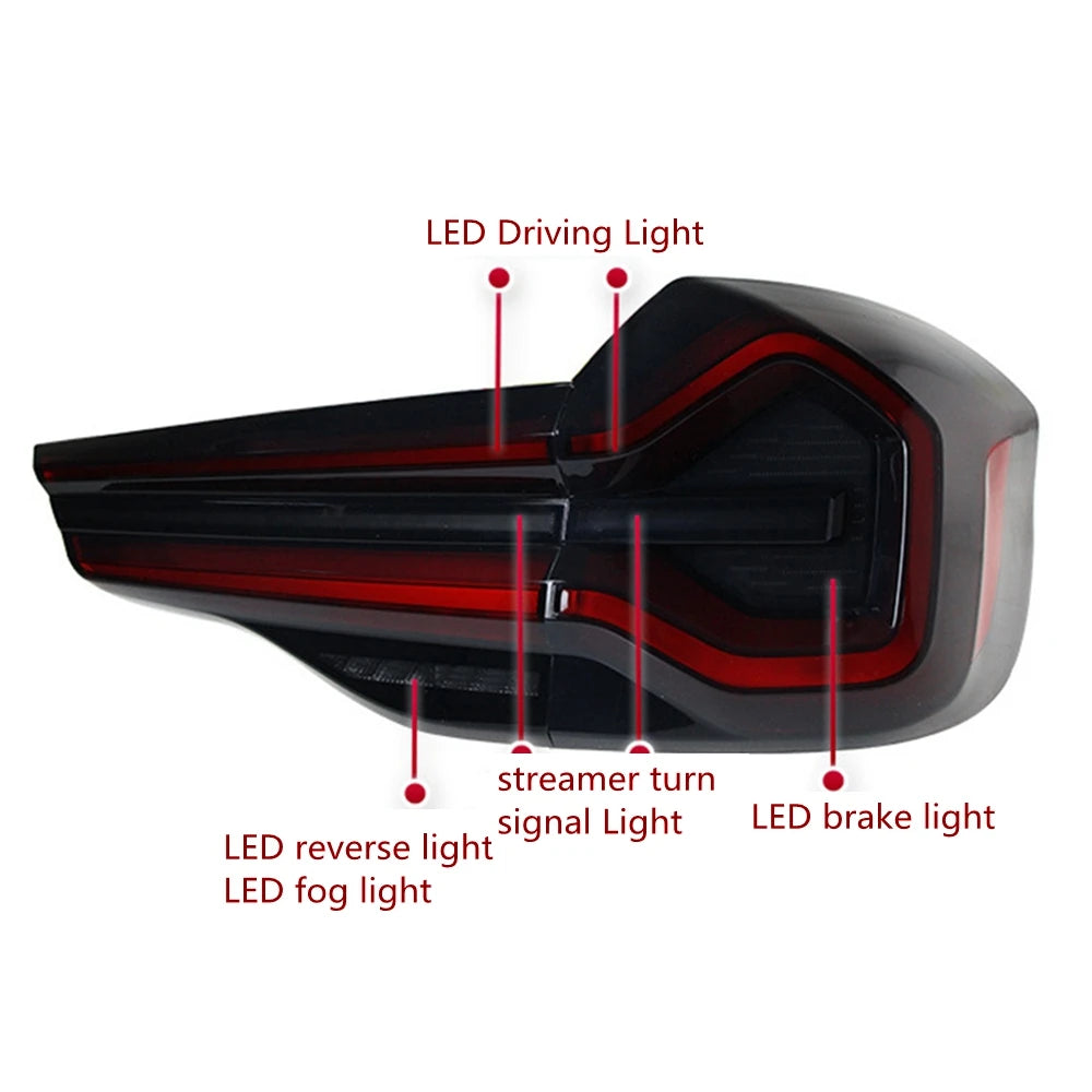LED Rear Tail Light For BMW X3 G01 G08 2018 2019 2020 2021 2022 Plug and Play DRL Brake Turning Signal Taillights Assembly