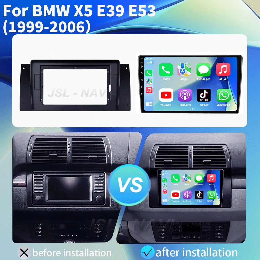 Android Autoradio 15 For BMW X5 E39 E53 1999 - 2006  Multimedia Video Player Stereo Navigation GPS No 2din 2 din dvd