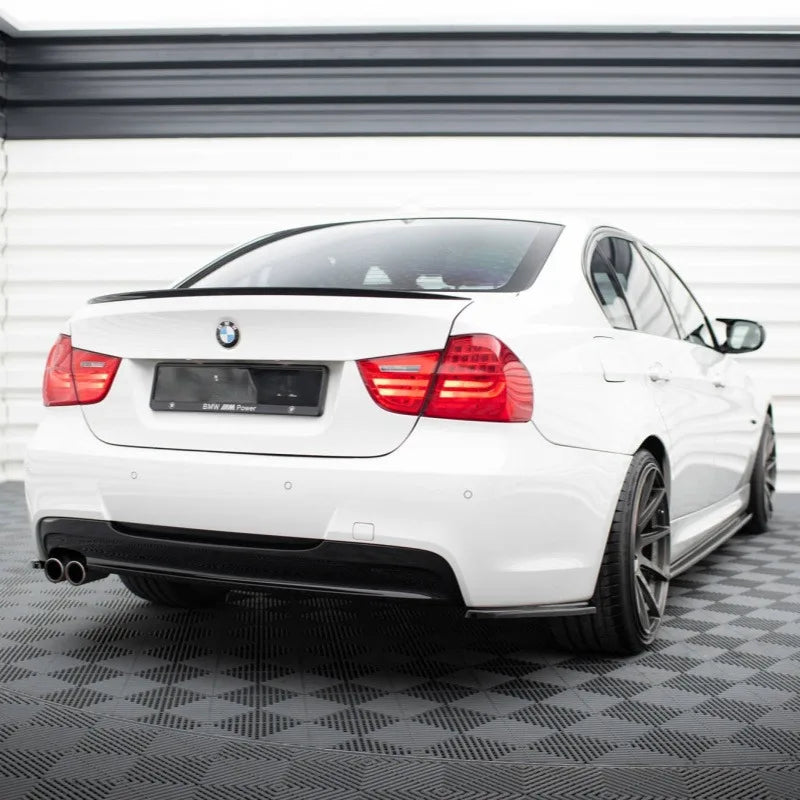 Maxton Style Rear Side Splitters for BMW E90 M Pack 315i 320i 325i 2004-2008 2pcs Rear Bumper Side Spoiler Diffuser Bodykit