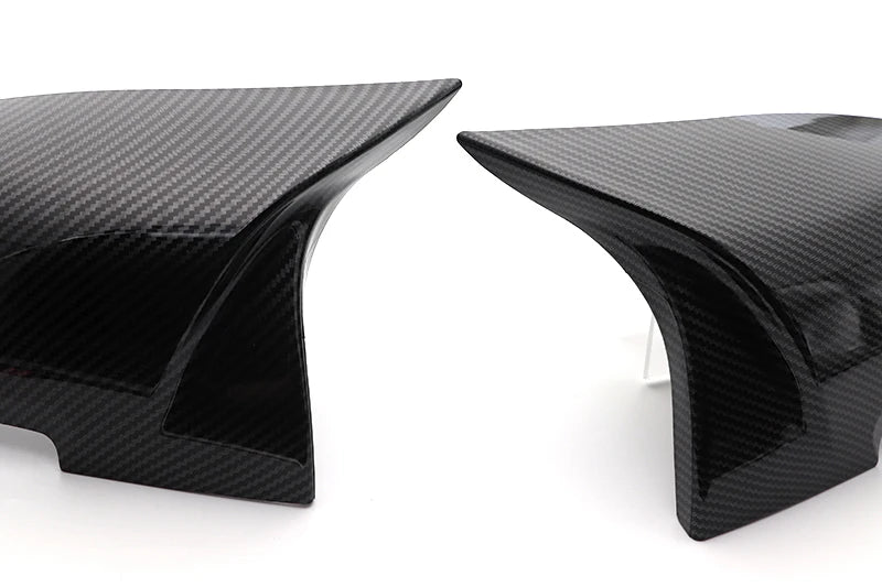 2x White mirror cover Black mirror cover Overlay for BMW 1 2 3 3GT 4 X1 E84 M2 i3 Series F20 F21 F22 F23 F30 F31 F32 F33 F34 F80