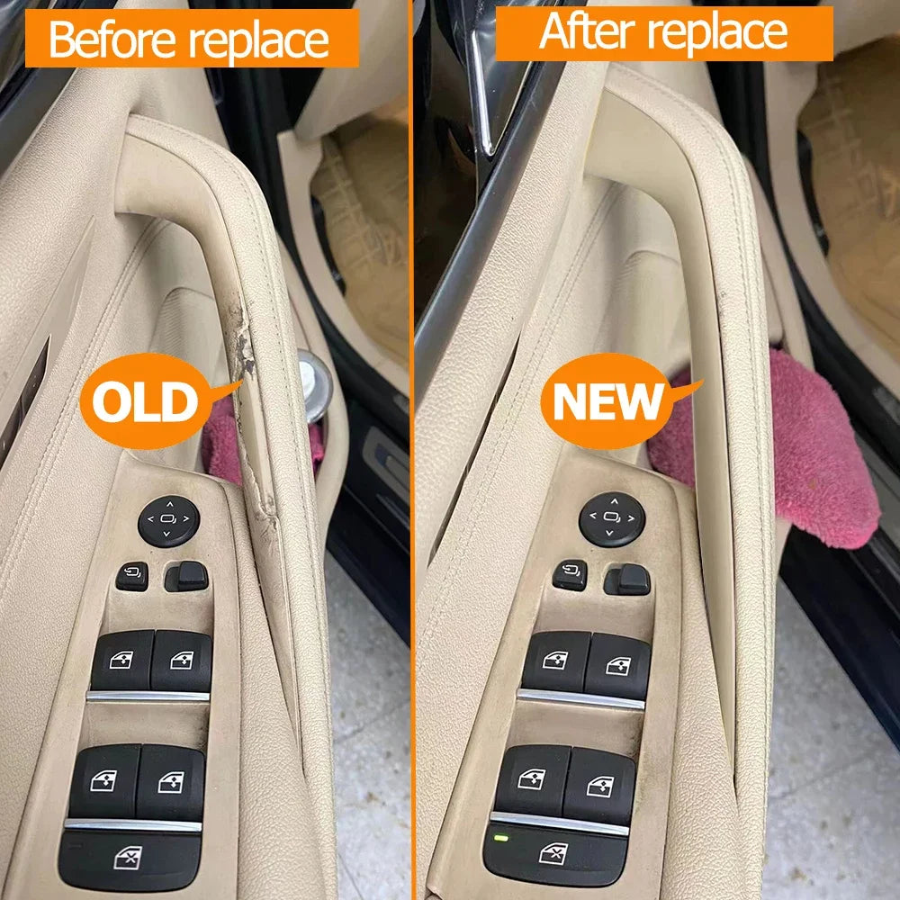 Car Front Rear Left Right Door Handle Inner Handle Cover Trim Replacement For BMW 5 Series M5 G30 G31 F90 2017-2021 51417438521