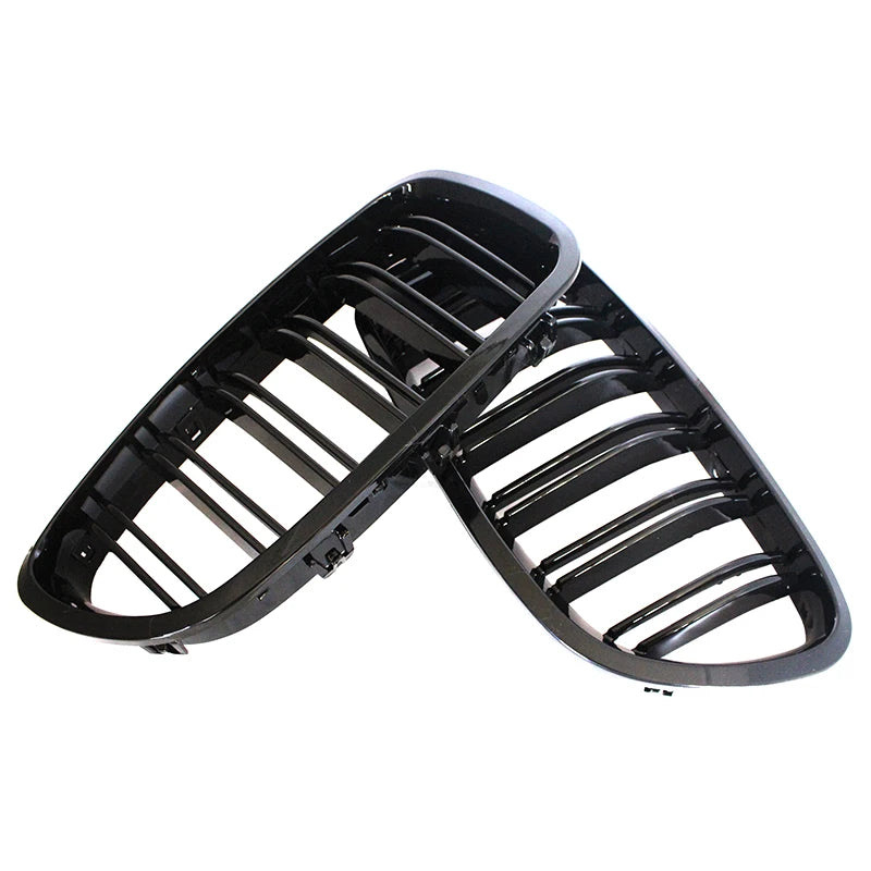 Car Gloss Black Kidney Grill Dual Slats Racing Grill For BMW 5 Series F10 F11 F18 520d 530d 540i 2010-2017 Replacement Part