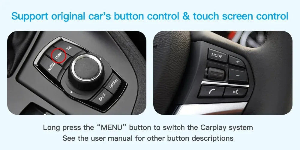 LEXXSON NEW Wireless CarPlay Android For BMW NBT CIC System 1 2 3 4 5 Series X1 X3 X4 X5 F20 F30 F31 F34 F10 F48 F25 F26 F15 F60