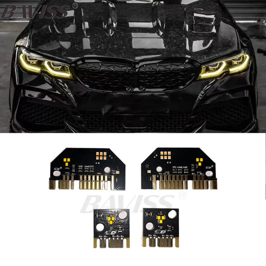 CSL 3 Series G20 Yellow Angel Eyes DRL Modules For 2019 2020 BMW G21 320i 330i M340I G20 Laser Daytime Running Light Red Blue