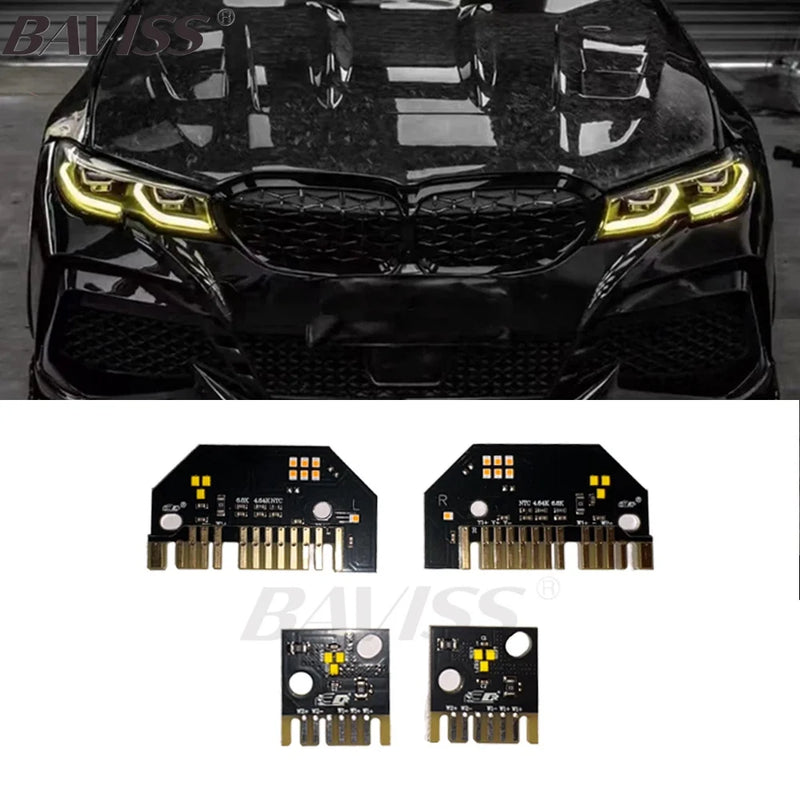CSL-style DRL modules for BMW G20 Laser Light headlights