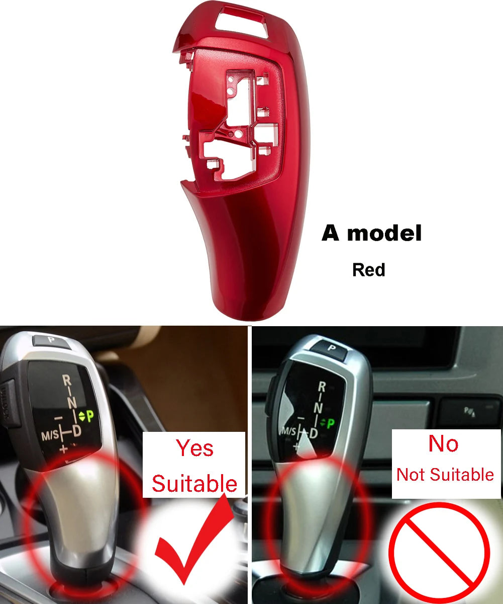 Car Gear Knob Shift Lever Cover Replacement for BMW 1 2 3 5 7 Series F10 F20 F21 F22 F11 F01 X1 X3 X4 M3 M5 F30 F25 F Chassis