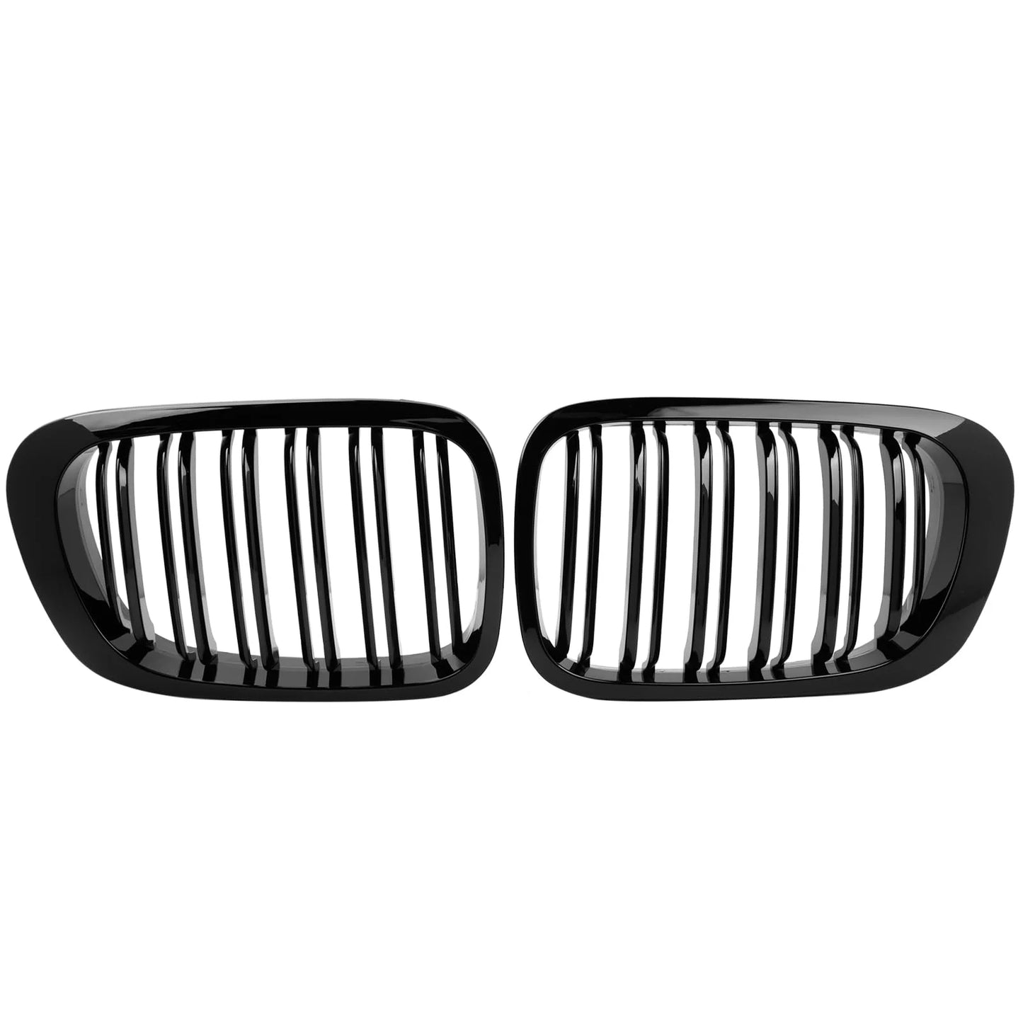 For BMW 3-Series E46 Grill 1998-2001 2/4 Doors Car Front Kidney Grill 318i 320i 325i 330i Gloss Black Racing Grille Accessories