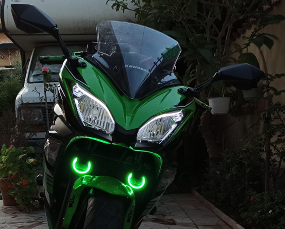 2PC 12-24V COB Led Halo Ring Angel Eyes for Car Motorcycle Circular Led Light Ring 70mm 80mm 90mm Daytime Running Headlight Buld