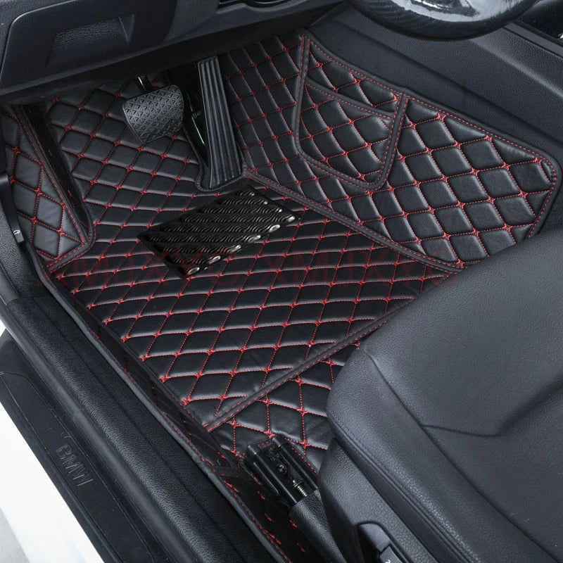 Artificial Leather Custom Car Floor Mats for BMW 4 Series F32 Coupe F33 Convertible F36 Gran Coupe Interior Accessories Details