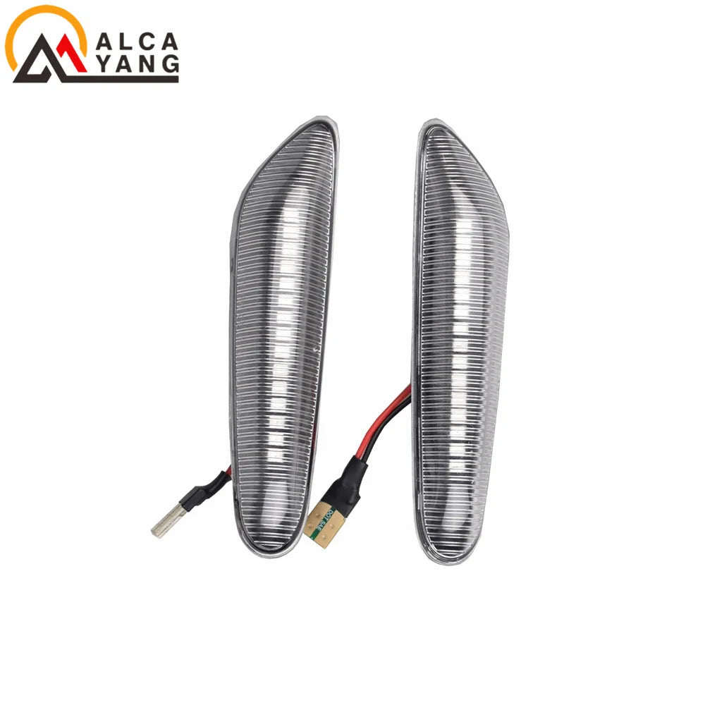 2x Dynamic LED Fender Light Side Marker For BMW 1 3 5 serie E46 E60 E61 E81 E82 E87 E88 E90 E91 E92 E93 X1 E84 X3 E83 X5 E53