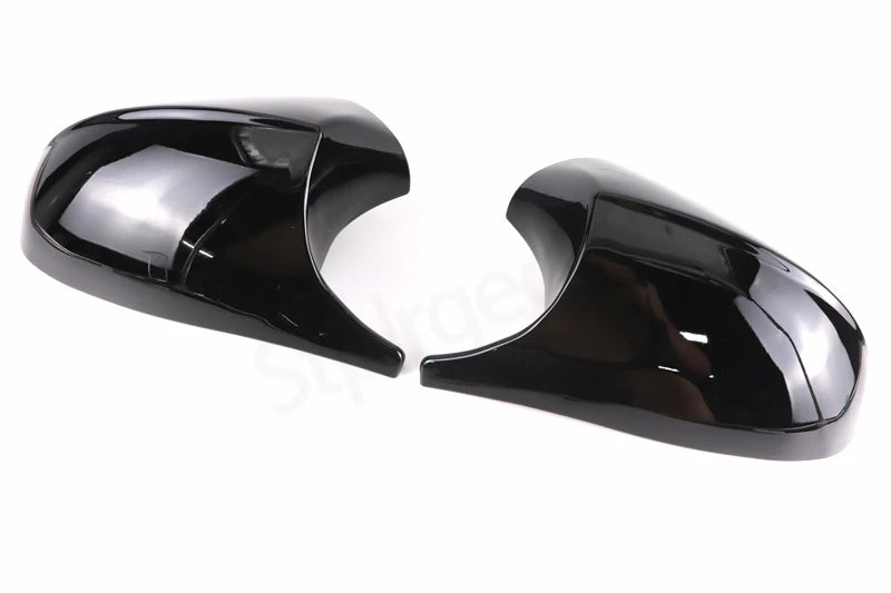 Carbon Fiber Pattern Black Side Mirror cover Caps Replacement for BMW E90 E91 2005-2011 E92 E93 2006-2013 E81 E82 E88 E87 E88
