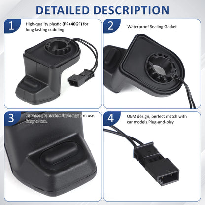 Rear Window Glass Release Switch for BMW E46 / E91 / E61, view 10