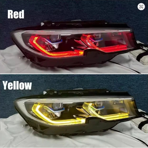 CSL 3 Series G20 Yellow Angel Eyes DRL Modules For 2019 2020 BMW G21 320i 330i M340I G20 Laser Daytime Running Light Red Blue