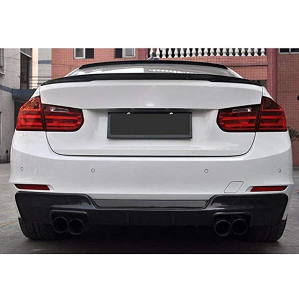 Car ABS Universal 1.2M BlackSpoiler Carbon Fiber Accessory Car Spoiler Soft Car Rear Roof Trunk Spoiler Rear Wing Lip Trim Stick