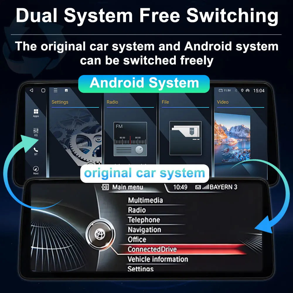 Navi GPS Android 16 for BMW X3 G01 X4 G02 2018 - 2022 EVO System Wireless Carplay Car Radio Multimedia Player BT WiFi DSP Stereo