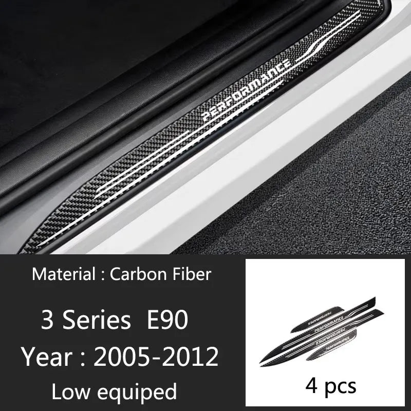 For BMW 1 2 3 4 5 Series F10 F20 F30 F34 X3 X5 X6 Accessories Welcome pedal Door Sill Scuff Plate Guards Protector Cover strip