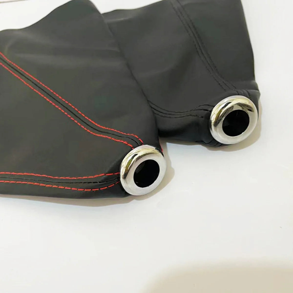 General suede leather car shift collar car manual shift lever knob shift cover accessories